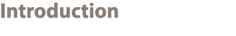 Introduction 