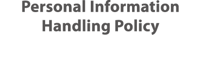 Personal Information Handling Policy 