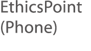 EthicsPoint (Phone)