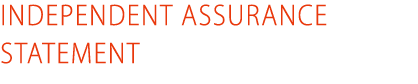 INDEPENDENT ASSURANCE STATEMENT