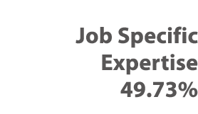 Job Specific Expertise 49 73%