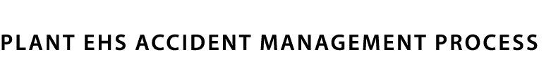 Plant EHS Accident Management Process