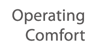 Operating Comfort 