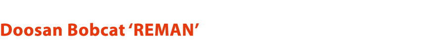 Doosan Bobcat  REMAN  
