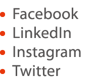    Facebook    LinkedIn   Instagram    Twitter 