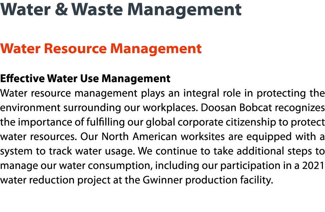 Water & Waste Management  Water Resource Management Effective Water Use Management Water resource management plays an   