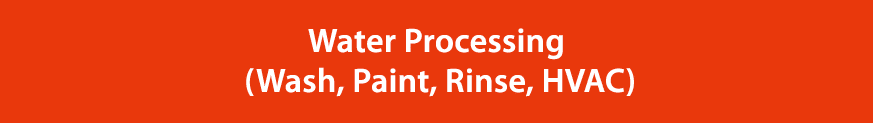 Water Processing (Wash, Paint, Rinse, HVAC)