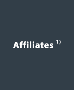 Affiliates 1)