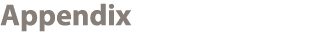 appendix 