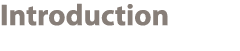 Introduction 