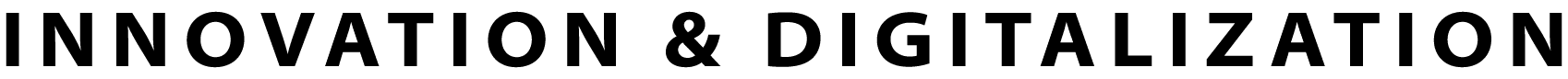 INNOVATION & DIGITALIZATION