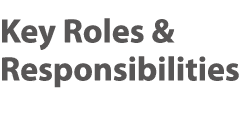 Key Roles & Responsibilities