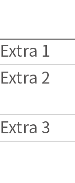  Extra 1 Extra 2 Extra 3 