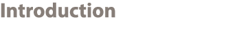 Introduction 