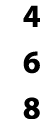 4 6 8