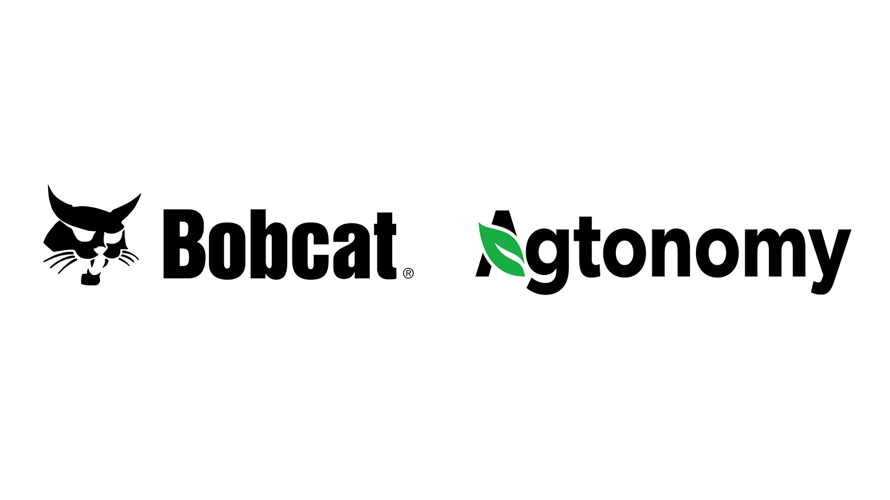 The logo of Doosan Bobcat and Agtonomy